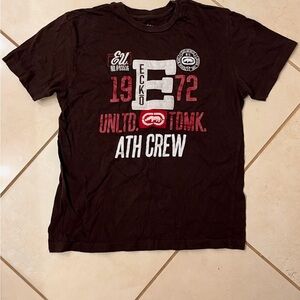 Ecko Unlimited Brown Vintage Graphic Tee
